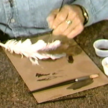 Making Leather Feathers with Robb Barr