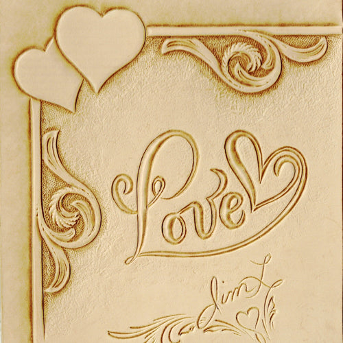 Making Leather Valentine's Day Cards with Jim Linnell
