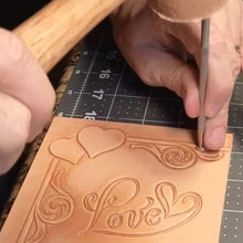 Making Leather Valentine's Day Cards with Jim Linnell