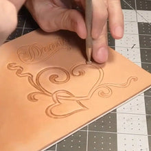 Making Leather Valentine's Day Cards with Jim Linnell