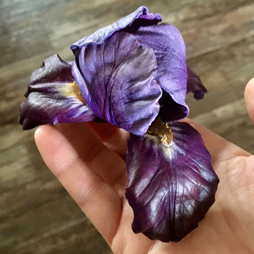 3-D Leather Irises with Annie Libertini