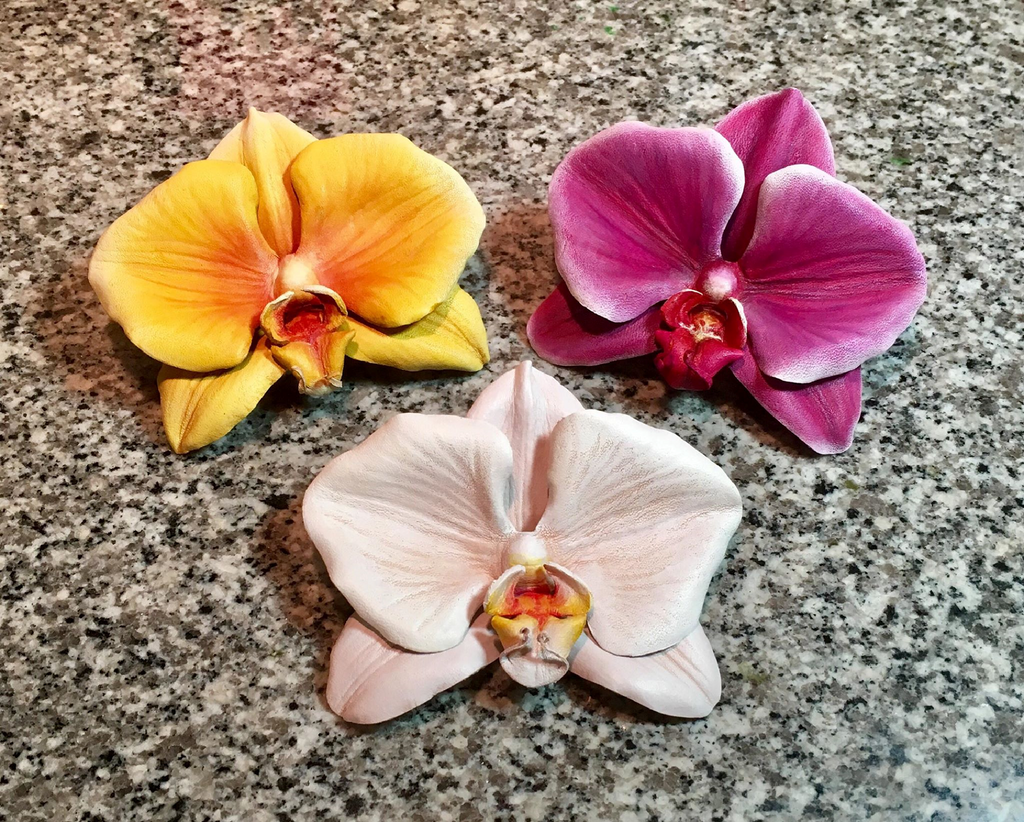 3-D Leather Orchids with Annie Libertini – Elktracks Studio