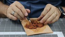 Extreme Leather Embossing: Pine Cones