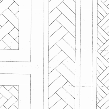Geometric and Basketweave Pattern by George Hurst