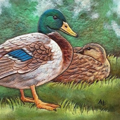 Mallard Portrait Pt 2 - Painting & Dyeing