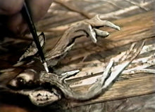 Extreme Embossing: White Tail Habitat by Robb Barr