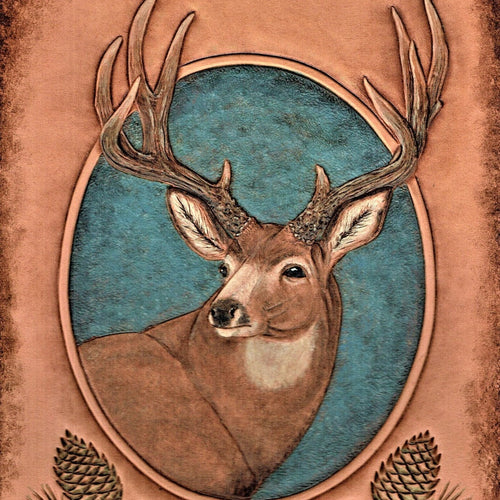 Coloring the Mule Deer Carving with Jim Linnell