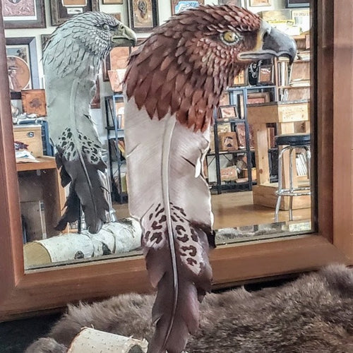 Looking Back Eagle by Robb Barr