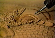 Extreme Embossing: Great Horned Owl by Robb Barr