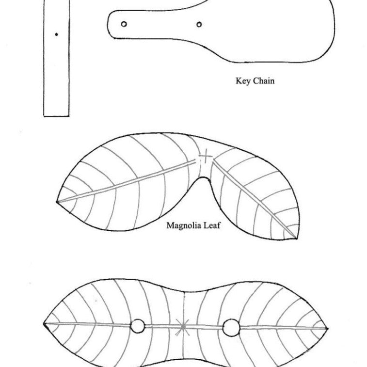 Free Leathercraft Patterns for Mounting 3-D Flowers