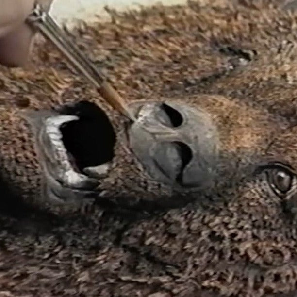 Extreme Embossing: Grizzly Bear by Robb Barr