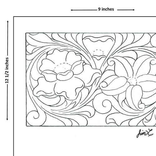 Texas Style Notebook Pattern