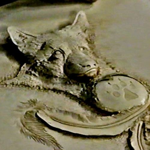 Extreme Embossing: Wolf Puppy by Robb Barr