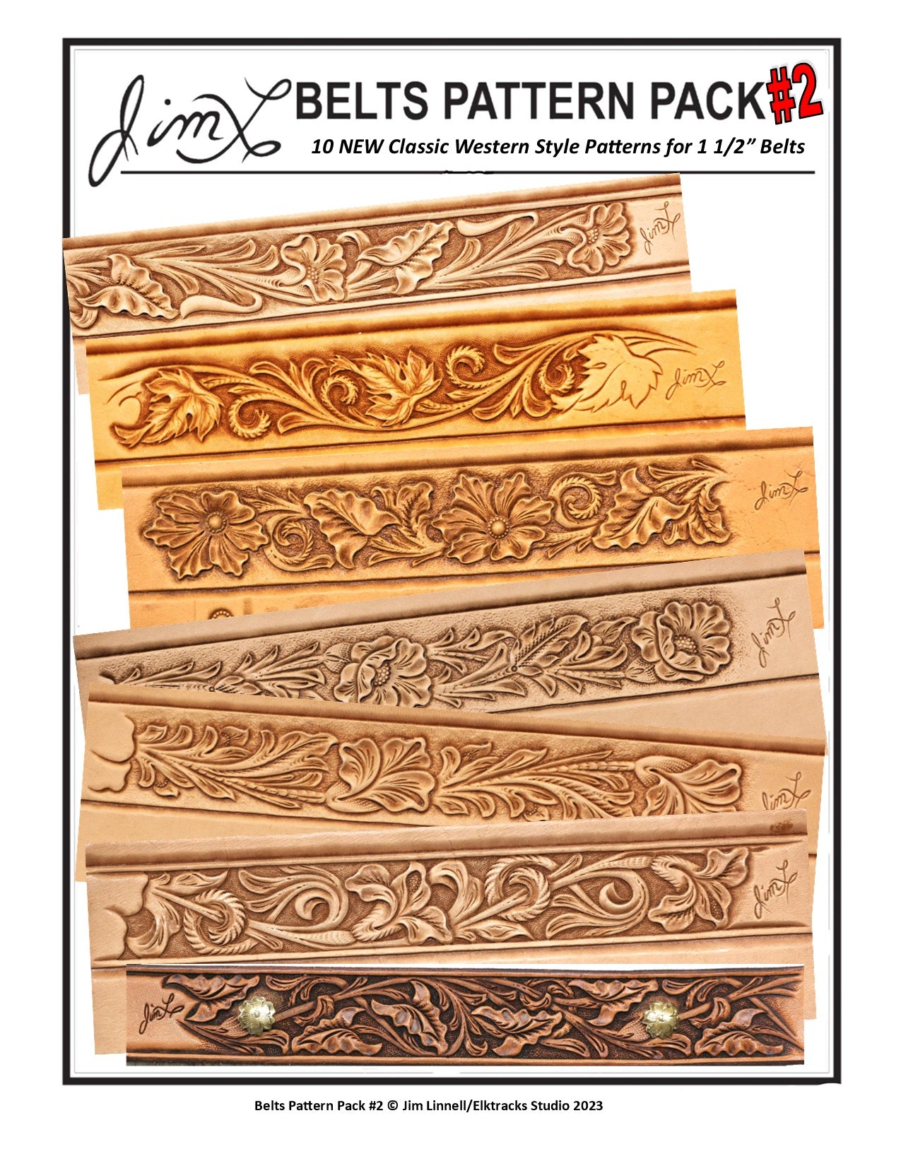 Leather Tooling Patterns – Elktracks Studio