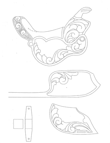3D Saddle Pattern by Jürgen Volbach