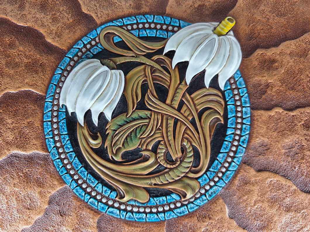 Embossed Floral and Stone Challenge by Erik Griffith and Travis Coddington