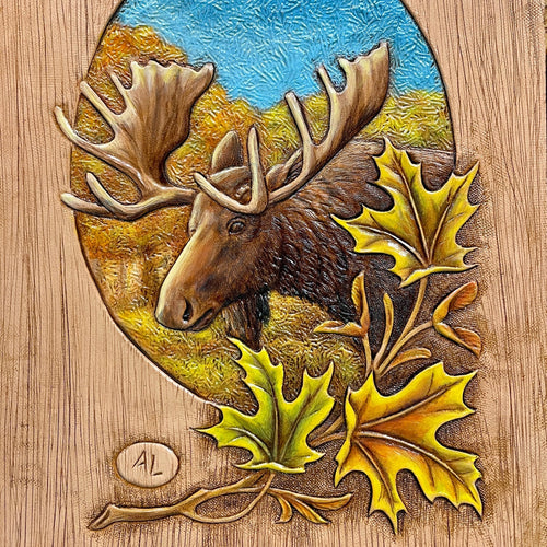 Coloring a Moose with Annie Libertini