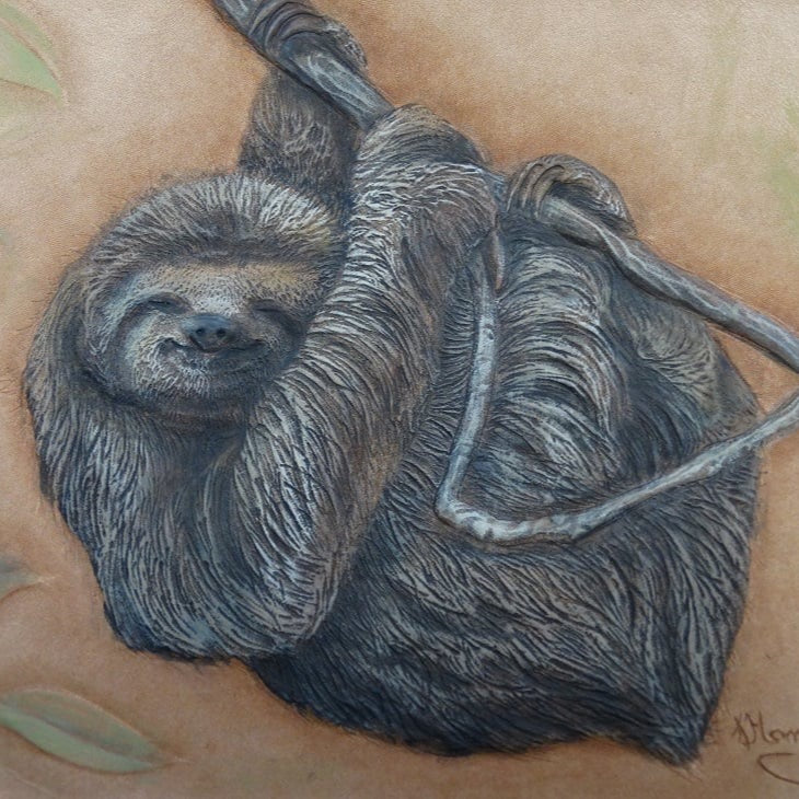 Realistic Textures: Coloring a Three-Toed Sloth with Kathy Flanagan