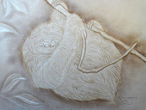 Realistic Textures: Carving a Three-Toed Sloth with Kathy Flanagan