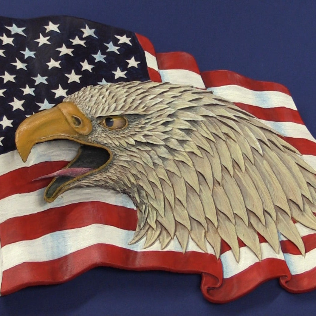 Patriotic Eagle Workshop Video with Jim Linnell