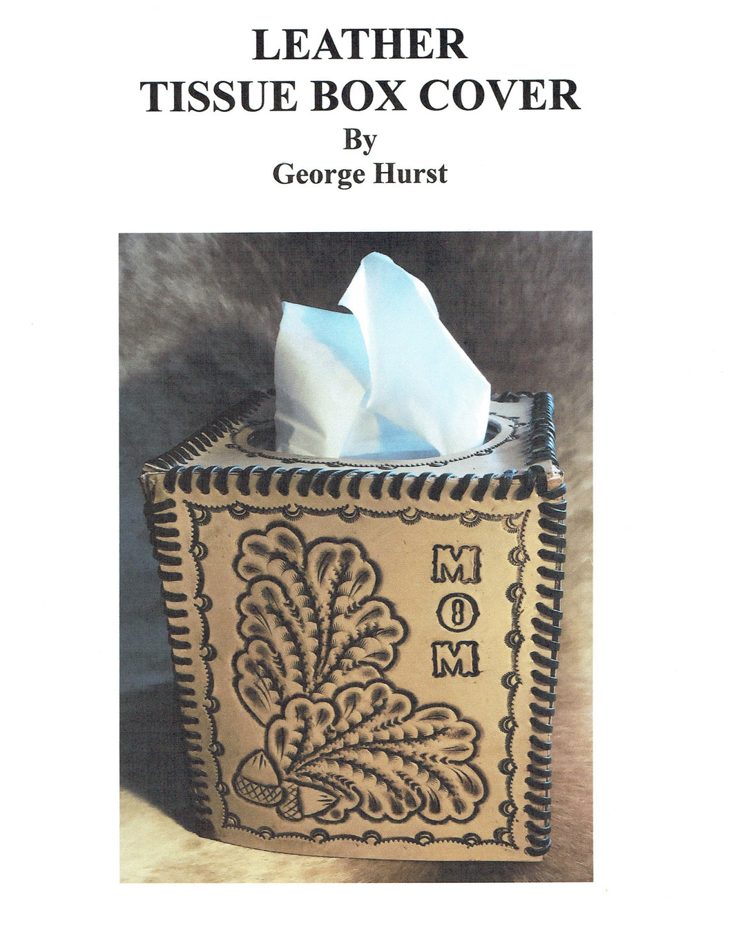 Leather Tissue Box Cover by George Hurst