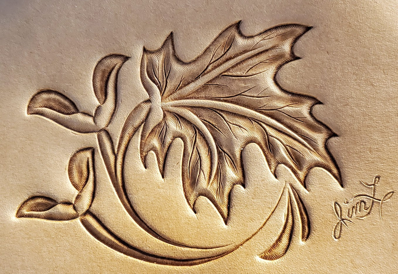 Inverted Maple Leaf Pattern – Elktracks Studio
