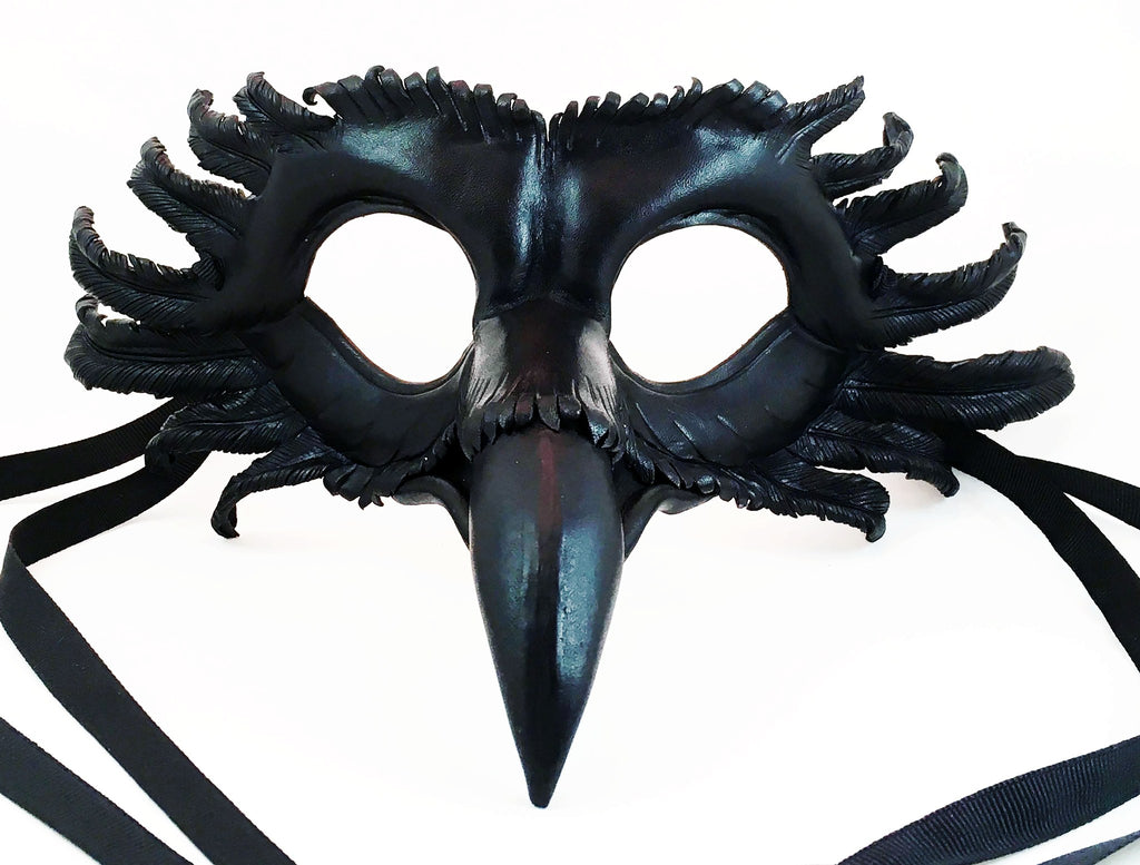 Making Leather Raven Masks with Annie Libertini – Elktracks Studio