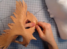 Owl Mask Making Workshop with Annie Libertini: Pt. 1 - Cutting and Molding