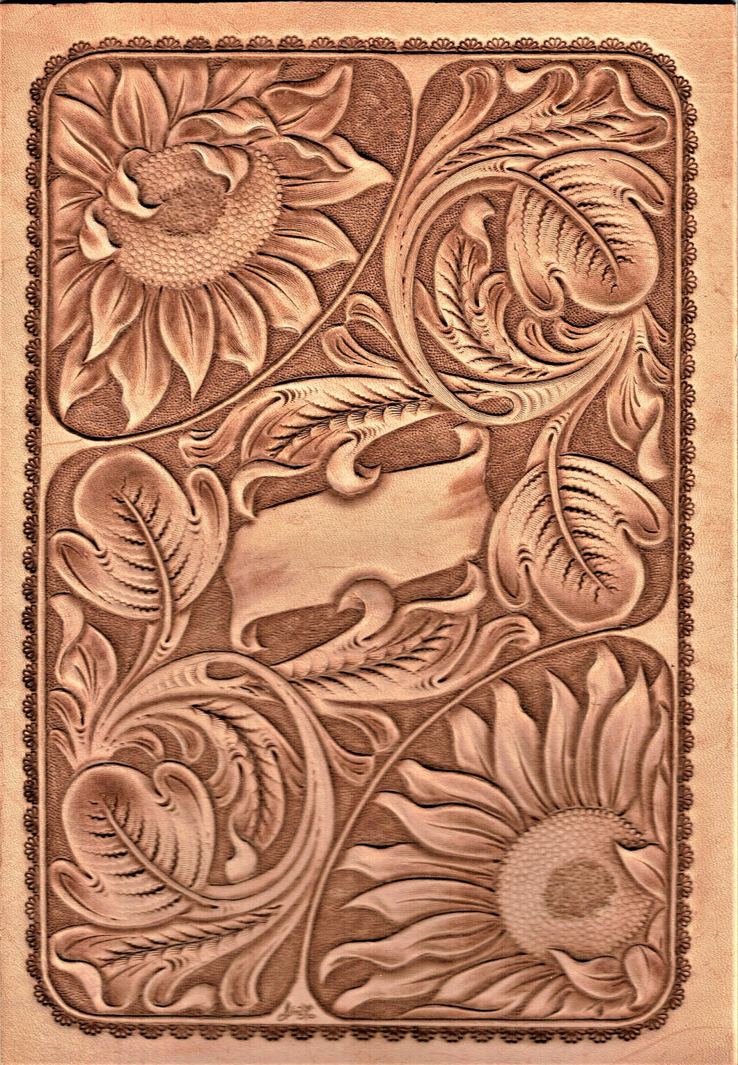 Beyond Sunflowers Carving Pattern
