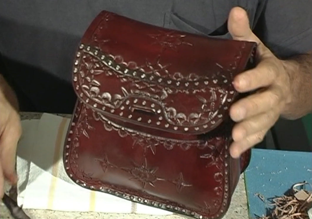 Making a Leather Clutch By Hand 