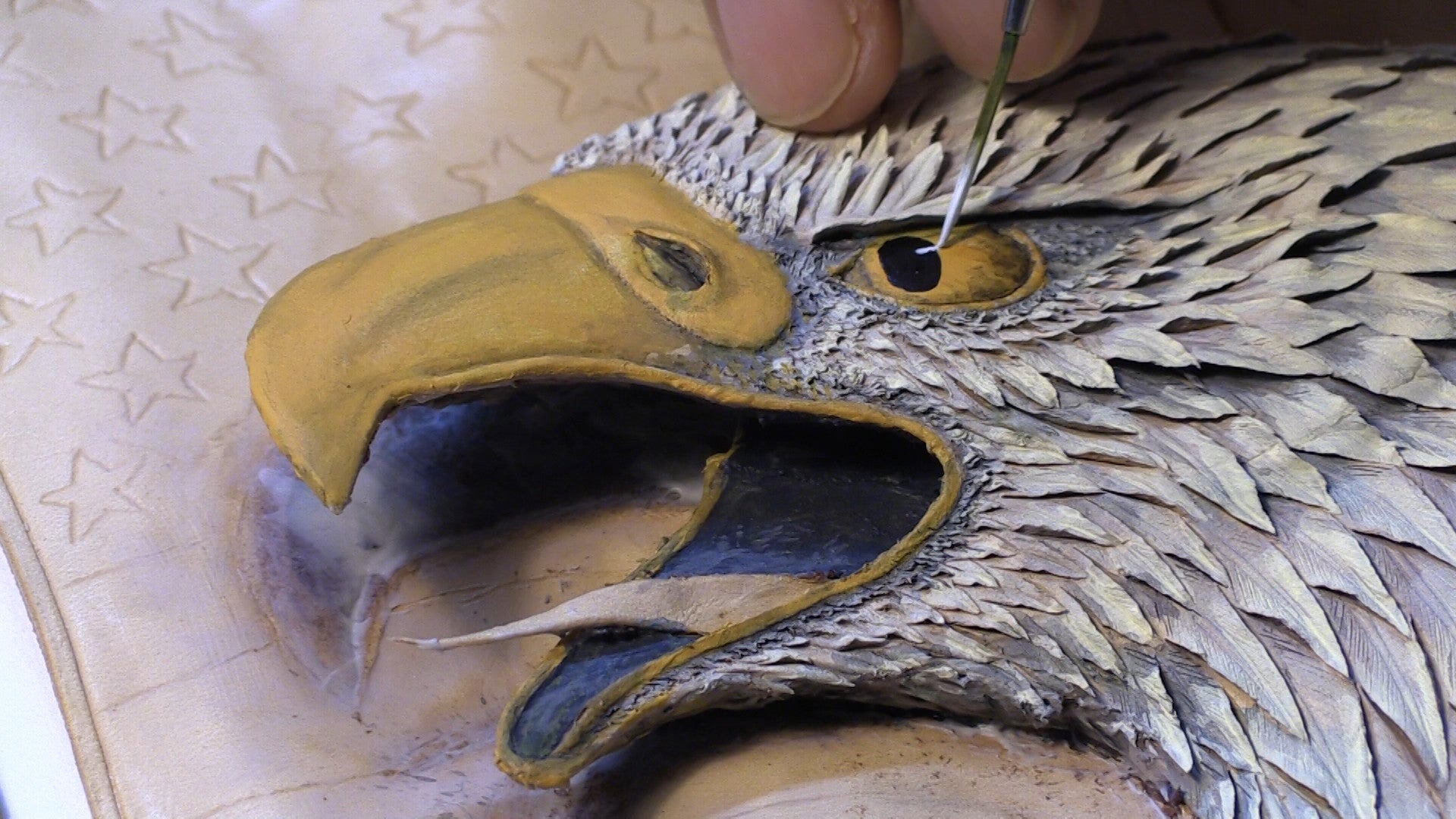 Patriotic Eagle Leathercraft Workshop With Jim Linnell – Elktracks Studio