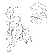Free Leathercraft Pattern Western Style Floral Carving