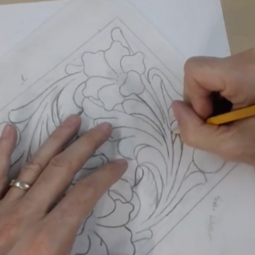 Drawing Western Floral Patterns Pt. 5 - Creating Flow In Your Designs
