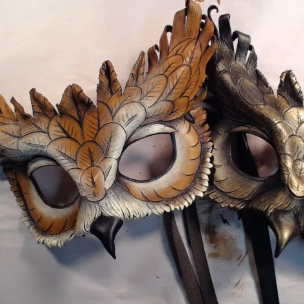 Owl Mask Making Workshop with Annie Libertini: Pt. 2 - Painting & Coloring