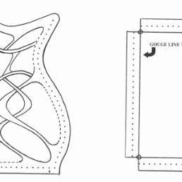 Joe Barth Leather Art Series Pattern: How To Make An Art Nouveau Style