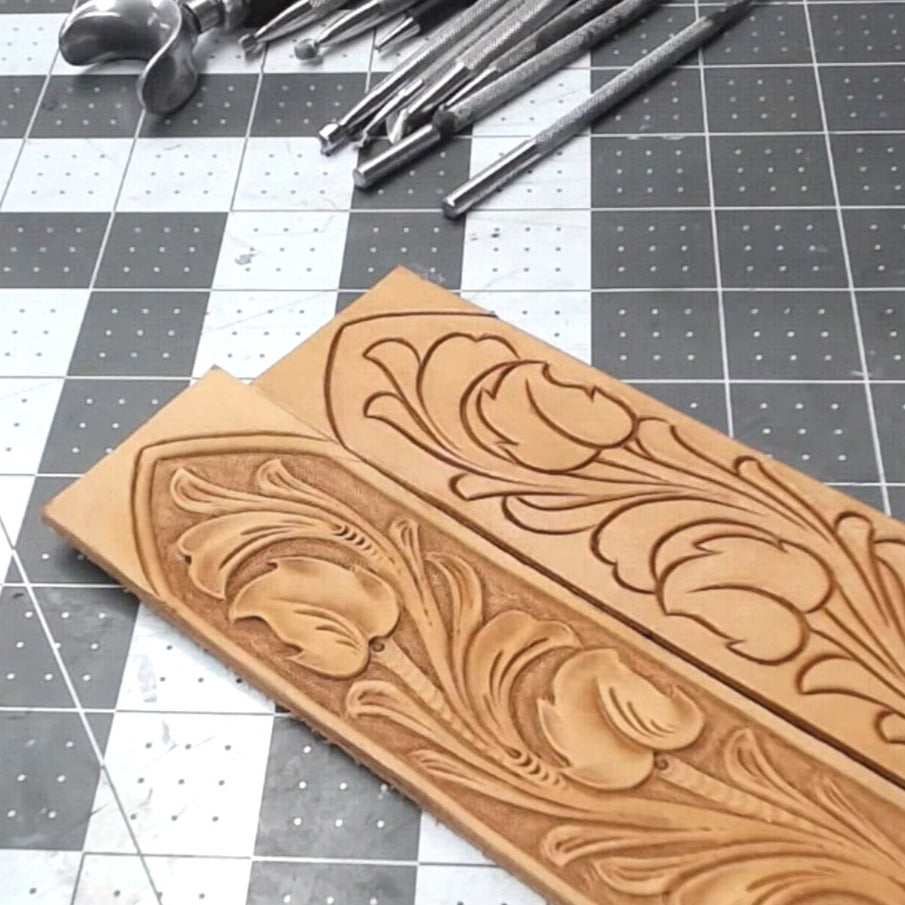 Creating Leather Tap-Off Patterns with Jim Linnell – Elktracks Studio