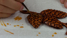 Extreme Leather Embossing: Pine Cones