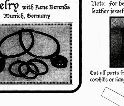 Leather Jewelry Pattern by René Berends