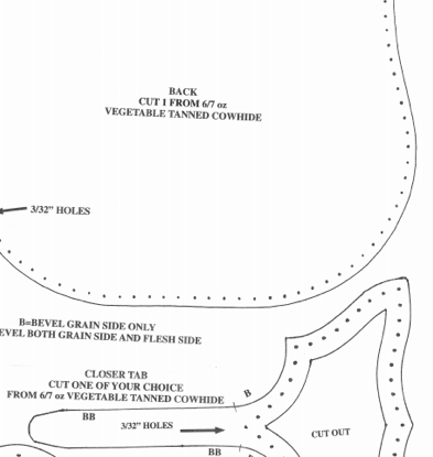 Leather Hunting Bag Pattern by René Berends