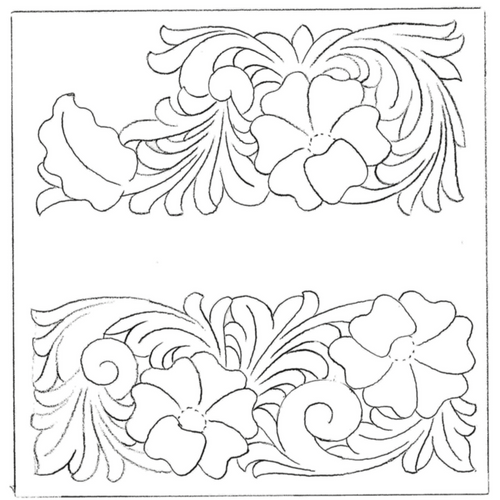 Sunflower belt pattern