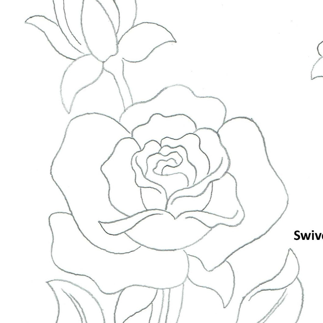 Free Leathercraft Pattern for Rose Workshop