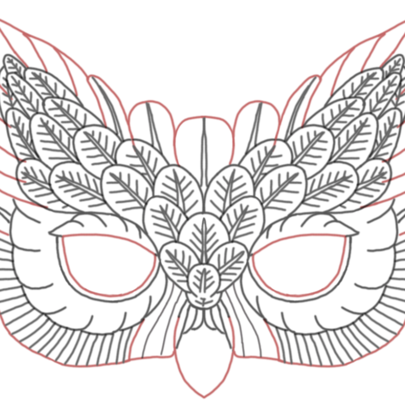 Free Owl Mask Template by Annie Libertini